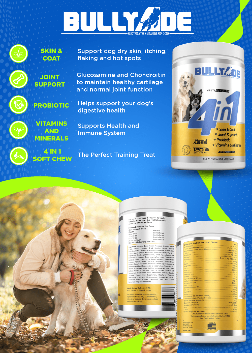 SKIN AND COAT SUPPLEMENT FOR DOGS