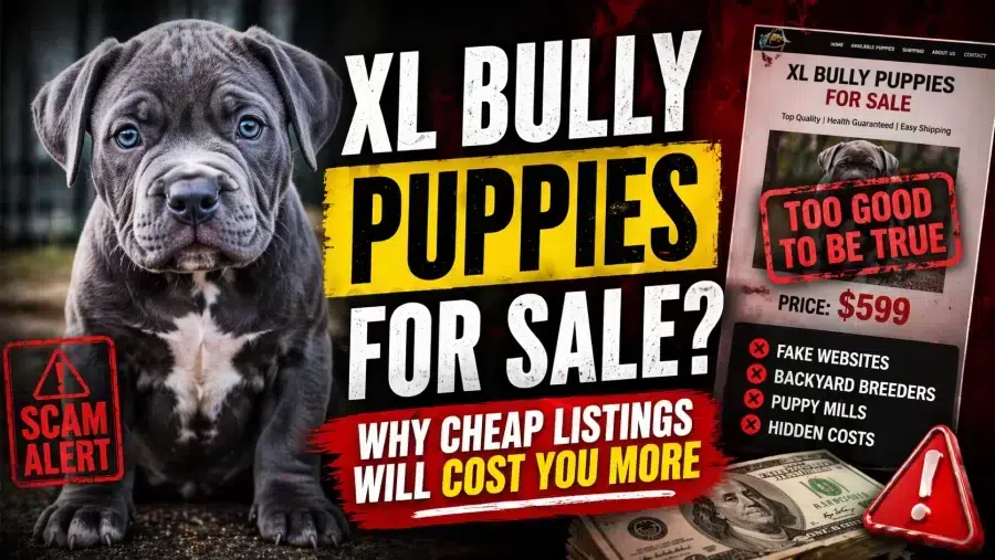 XL Bully Puppies for Sale Cheap Listings Scam